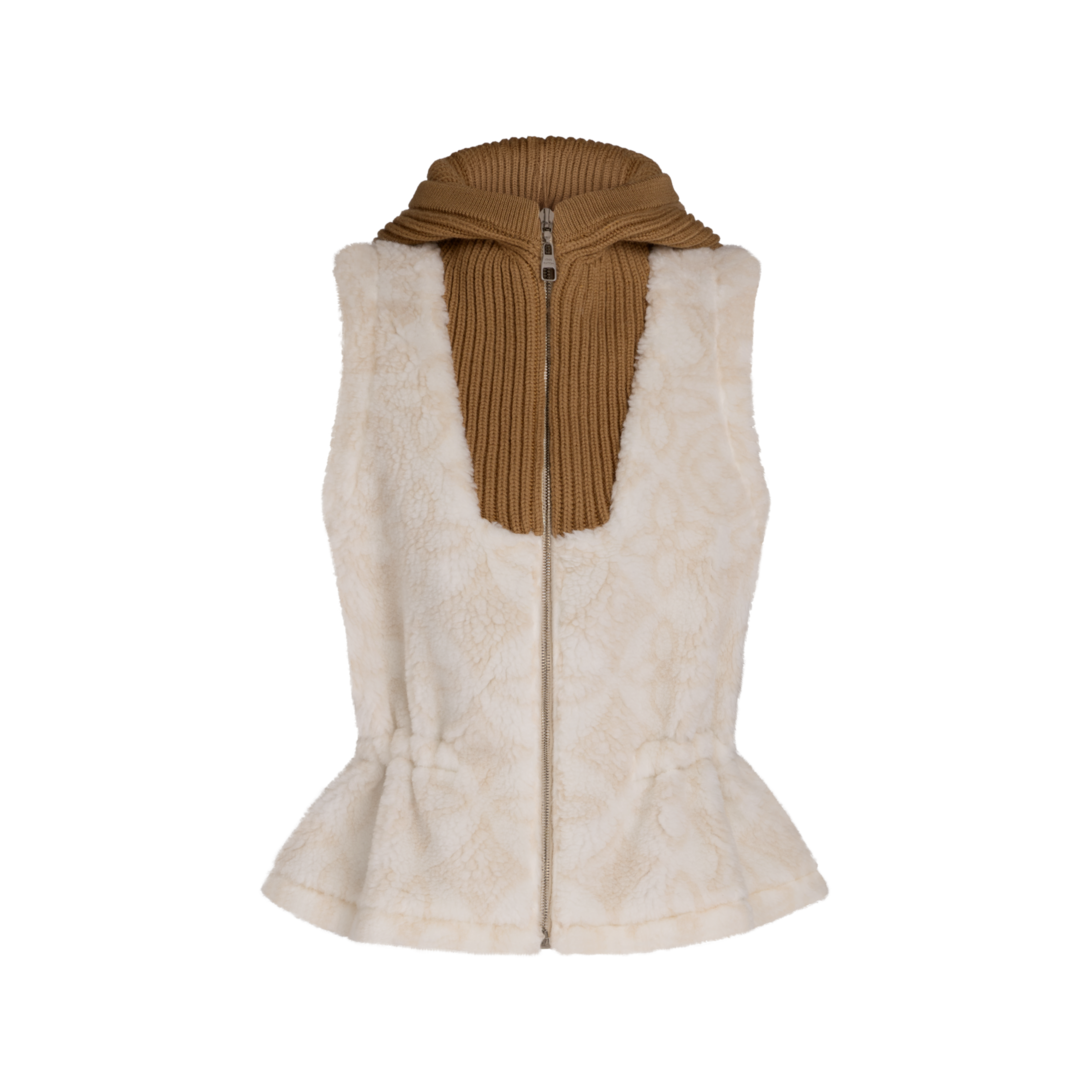 Monogram Fleece Gilet - Women - Ready-to-Wear | LOUIS VUITTON ®